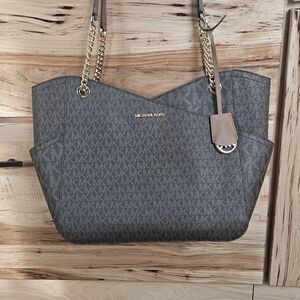 Michael Kors Gray Tote Bag